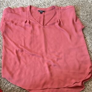 Simply Vera Vera Wang Pink V-Neck Blouse